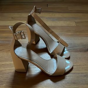 Neutral color heels by M. Gemí, size 7 1/2, great condition